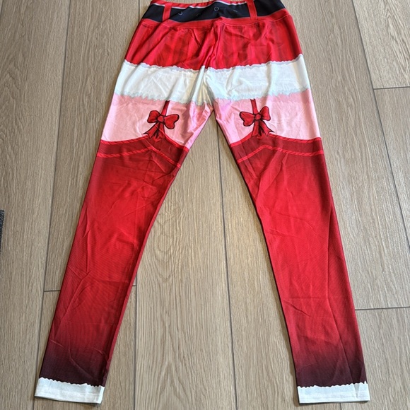 Women's Santa Claus Ugly Christmas Xmas Leggings Funny Costume Tights| Holiday - Picture 7 of 7